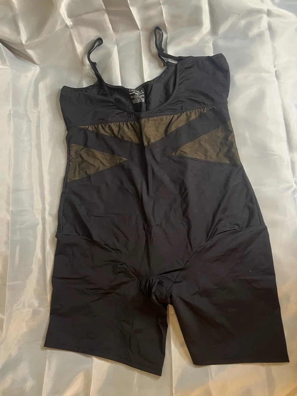 Cacique by Lane Bryant Open-Bust Thigh Shaper – Black – Size 26/28 (4X) NWOT